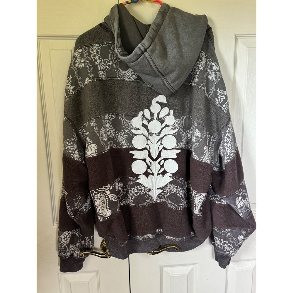 Free People Movement Final Call Graphic Hoodie Sweatshirt small